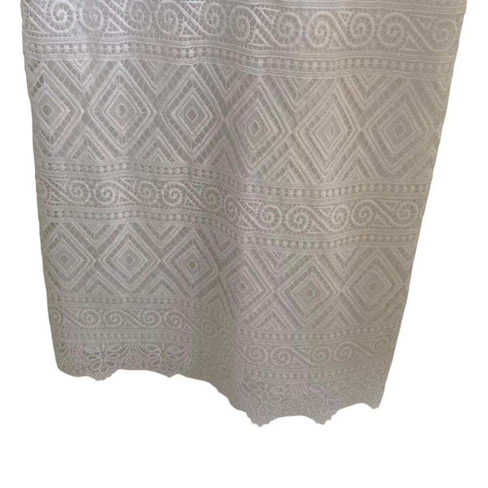 $158 Madewell Lyric White Crochet Lace Dress Size 2 - Picture 9 of 13